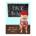 Personalizable de nuevo a la postal de la escuela