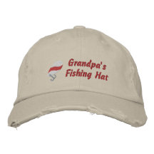 Personalizable del gorra de la pesca del abuelo gorra de béisbol bordada