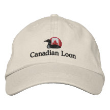 Personalizable divertido del bribón canadiense gorras de béisbol bordadas