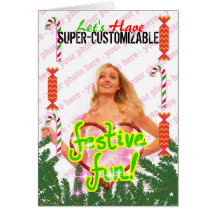 Personalizable estupendo de PuriPics - banquete fe Tarjetas