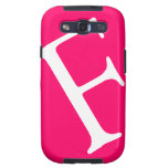Personalizable F Galaxy SIII Cárcasa