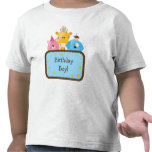 Personalizable lindo del muchacho del cumpleaños d camisetas