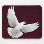 Personalizable Mousepad de la paloma del blanco qu