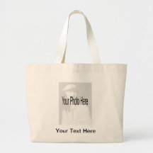 Personalizable - su foto y texto bolsas lienzo