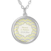 Personalizado amarillo, gris, de marfil moderno de pendiente personalizado