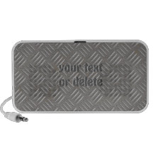 Personalizado de aluminio grabado en relieve de la notebook altavoces