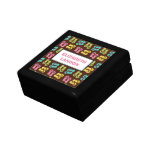 Personalizado del modelo de la sandalia del flip-f caja de recuerdo