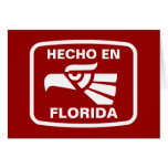 Personalizado del personalizado del en la Florida  Felicitaciones