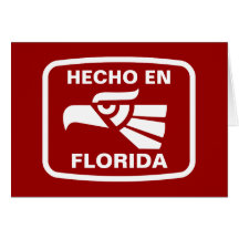 Personalizado del personalizado del en la Florida  Felicitaciones
