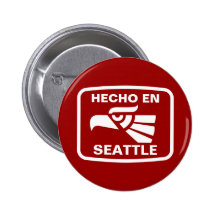 Personalizado del personalizado del en Seattle de  Pin