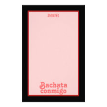 Personalizado latino del baile de la salsa de Bach Papeleria