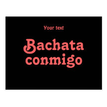 Personalizado latino del baile de la salsa de Bach Postales