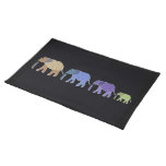 Personalizado Placemats de los elefantes africanos Manteles