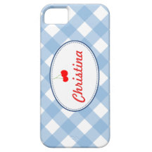 Personalizado rojo de la cereza del país del model iPhone 5 Case-Mate funda