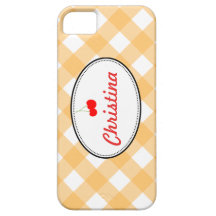 Personalizado rojo de la cereza del país del model iPhone 5 Case-Mate carcasa