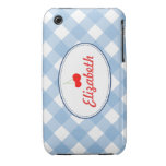 Personalizado rojo de la cereza del país del model iPhone 3 funda