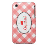 Personalizado rojo de la cereza dulce del modelo d iPhone 3 cobertura