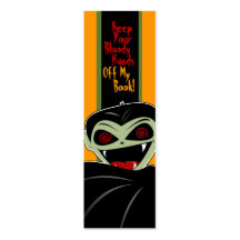 Personalizado sangriento de Halloween del vampiro  Tarjeta De Visita