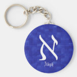 Personalizar Aleph-blanco del llavero del llavero 