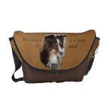 Personalizar australiano del perro de la bolsa de  bolsa messenger