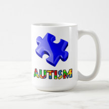 Personalizar azul del rompecabezas de la taza de l