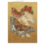 Personalizar de las mariposas en vuelo - felicitaciones