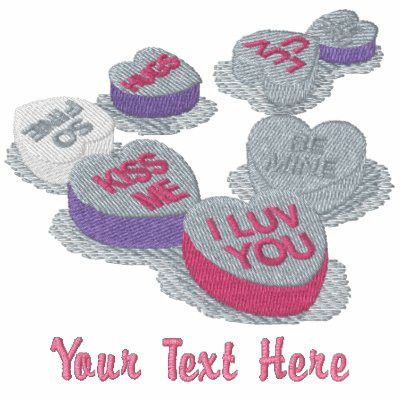 Personalizar de los corazones del caramelo