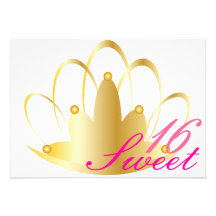 Personalizar de Tiara_ del dulce dieciséis Anuncio