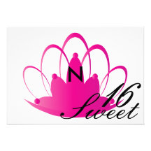 Personalizar de Tiara_ del dulce dieciséis del mon Invitacion Personal