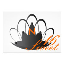 Personalizar de Tiara_ del dulce dieciséis del mon Comunicado Personalizado