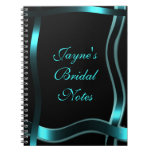 Personalizar del negro y del trullo del cuaderno d