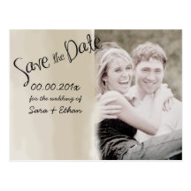 Personalizar it/save la fecha/la acuarela/el moren tarjetas postales