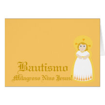Personalizar milagroso de " Bautismo" - Felicitaciones