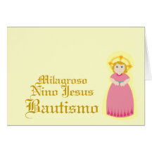 Personalizar milagroso de " Bautismo" - Tarjetas