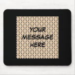 ¡Personalizar usted mismo del ~ de BASKETWEAVE! Tapetes De Raton
