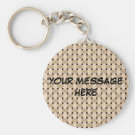 ¡Personalizar usted mismo del ~ de BASKETWEAVE! Llaveros