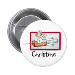 Personlaize con el nombre - botón para Supernurse