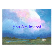 Perspectiva le invitan de la pintura original invitacion personal 
