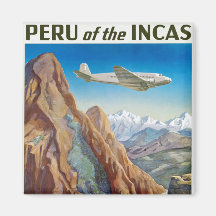 Perú de los incas iman de frigorífico