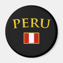 Perú de oro imán de frigorifico