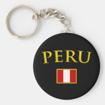 Perú de oro llavero personalizado