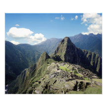 Perú, Machu Picchu, la ciudad perdida antigua de Cojinete
