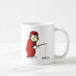 Pesca ártica del hielo del oso polar en PJs Taza De Café