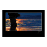 Pesca con mosca la costa danesa posters