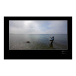 Pesca con mosca la costa danesa posters
