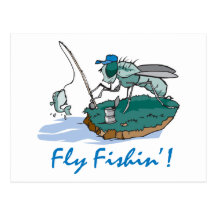 Pesca con mosca postales