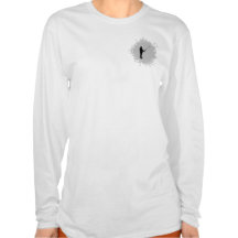 Pesca de estilo del garabato camisetas