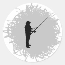 Pesca de estilo del garabato etiquetas  