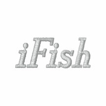 Pesca de la camisa bordada sudadera bordada con capucha