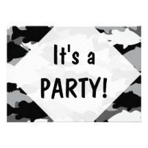 Pesca de la lubina Camo negro Anuncio Personalizado